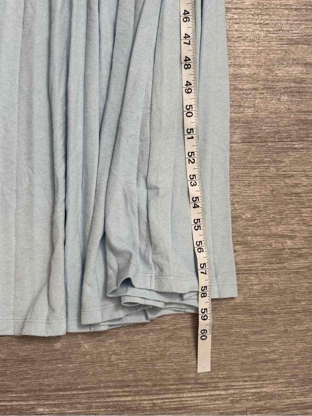 Lioness Field of Dreams Maxi Dress Soft Blue Off Shoulder Knit AU 8 / Small NWT - Picture 4 of 9